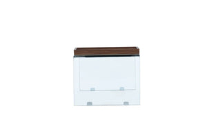 Table basse Telemark en verre, 110 x 50 cm