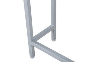 Table d'appoint Rise bois clair et gris, hauteur de console, 30 cm de profondeur