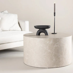 Table basse ronde York Ø 80 cm en MDF