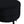Pouf Pot noir utilisé comme repose-pieds