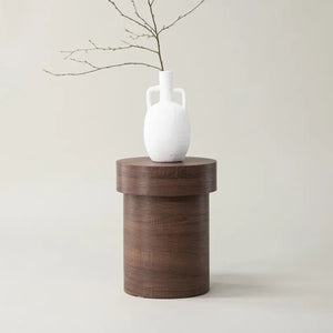 Table d'appoint Malung Ø 35 cm en MDF stratifié papier