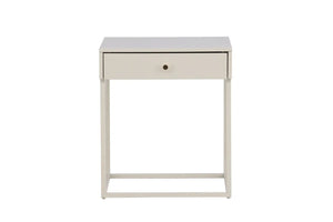 Table de chevet Bakal beige — un tiroir de rangement