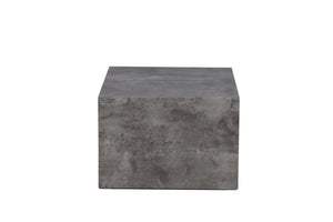 Table basse York en MDF décor marbre, 80 x 60 cm