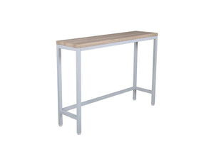 Table d'appoint Rise 110 x 30 x 80 cm, design industriel pour entrée