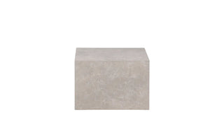 Table basse York en MDF décor marbre, 80 x 60 cm