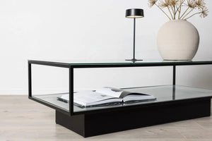 Table basse Maglehem 130 x 60 cm noire — Venture Design