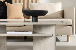 Table basse Ålesund 120 x 60 cm beige — Venture Design