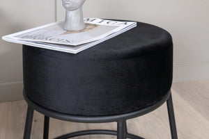 Pouf Petra Ø 46 cm noir — Venture Design
