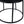 Pouf Petra noir utilisé comme assise d'appoint