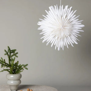 Suspension étoile Sälen 60 cm en papier plissé