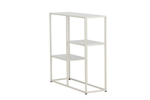 Étagère Staal beige dans une entrée scandinave