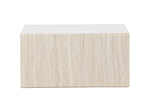 Table basse York 80 x 60 cm, design moderne pour salon