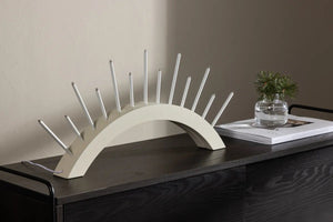 Chandelier de l'Avent Björnrike 55 cm MDF blanchi — Venture Design