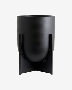Jardinière CACELA - vase aluminium - anthracite - Vase