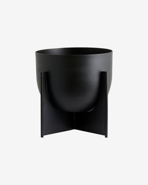 Jardinière CACELA - vase aluminium - anthracite - Vase