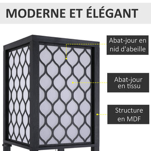 Autre mise en situation du lampadaire nid d'abeille