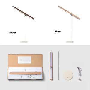 Lampe de table en bois 360 ° magnétique BB'art meuble & déco