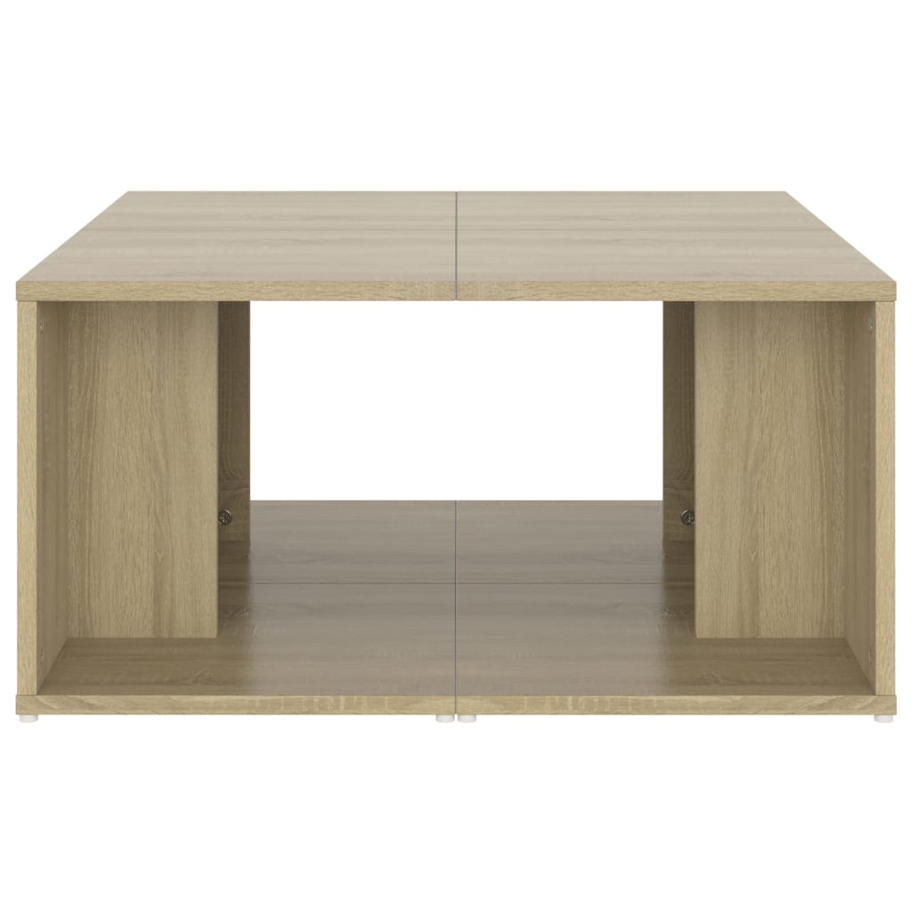 Tables basses 4 pcs chêne Sonoma 33x33x33 cm bois d'ingénierie