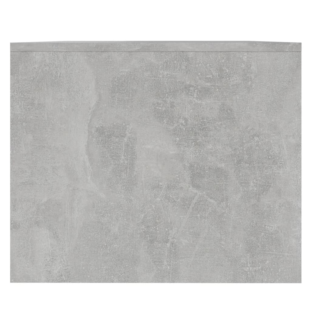Table basse gris béton 90x50x41,5 cm bois d'ingénierie
