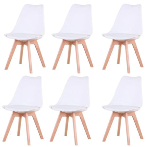 Ensemble de 6 chaises de salle à manger style nordique - BB'art meuble & déco