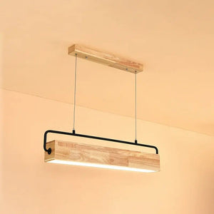 Lampes suspendues nordiques en bois à LED, lampes suspendues modernes BB'art meuble & déco