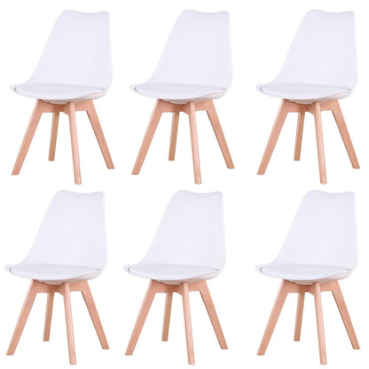 Ensemble de 6 chaises de salle à manger style nordique - BB'art meuble & déco