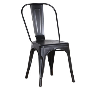 Ensemble de 4 Chaises en Metal Industriel BB'art meuble & déco