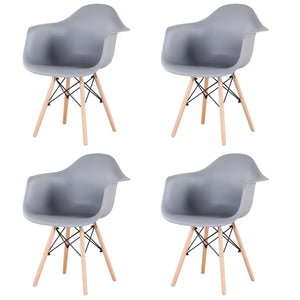 Ensemble de 4 chaises NORDIC Design BB'art meuble & déco