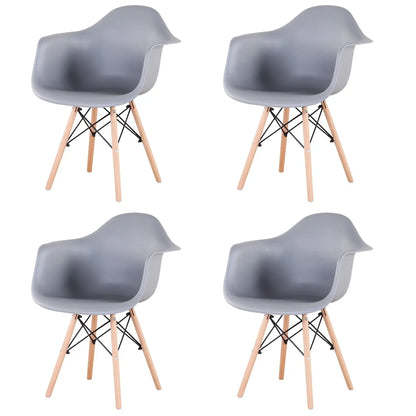 Ensemble de 4 chaises NORDIC Design