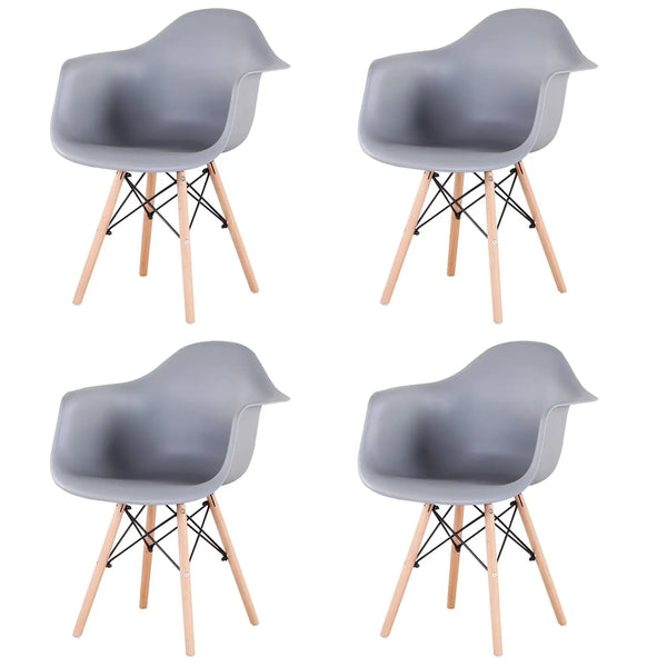 Ensemble de 4 chaises NORDIC Design BB'art meuble & déco