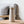 Vase en céramique blanche avec corde de chanvre BB'art meuble & déco