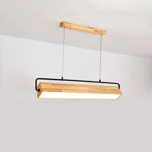 Lampes suspendues nordiques en bois à LED, lampes suspendues modernes BB'art meuble & déco