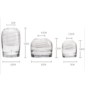 Vase en Verre Transparent: Chic, Moderne et Tendance! - Vase