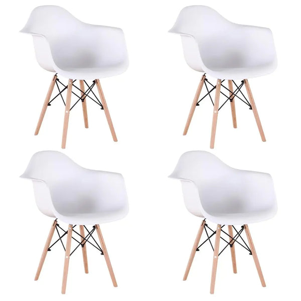 Ensemble de 4 chaises NORDIC Design BB'art meuble & déco