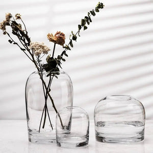 Vase en Verre Transparent: Chic, Moderne et Tendance! - Vase