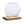 Vase en verre Minimaliste sur socle rond et bois clair