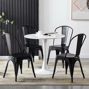 Ensemble de 4 Chaises en Metal Industriel BB'art meuble & déco