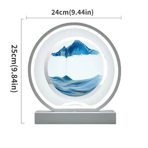 LED sable mouvant peinture sablier - BB'art meuble & déco