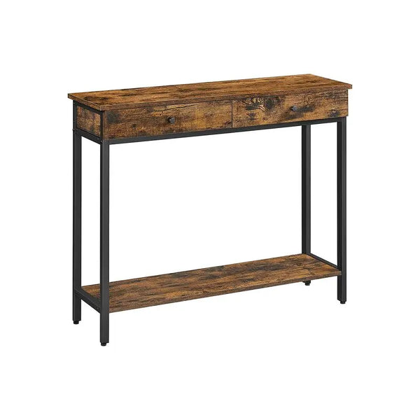 Console style industriel 2 tiroirs BB'art meuble & déco