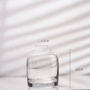 Vase en Verre Transparent: Chic, Moderne et Tendance! - Vase