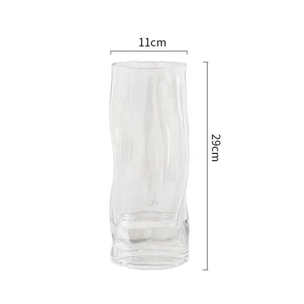 Household Large Creative Glass Flower Vase Sunflower Tulip  Rose Vases Flower Growers Family Living Room Table Decoration Crafts - BB'art meuble & déco