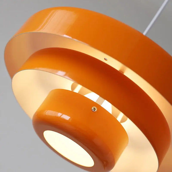 Suspension DANOIS rétro - Orange, blanc et vert BB'art meuble & déco