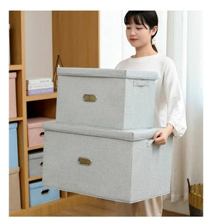 Cube boîte de rangement pliable BB'art meuble & déco