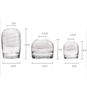 Vase en Verre Transparent: Chic, Moderne et Tendance! - Vase