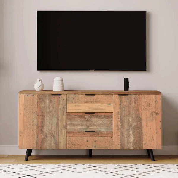 Meuble tv ou buffet bas indus RUSTIC BB'art meuble & déco