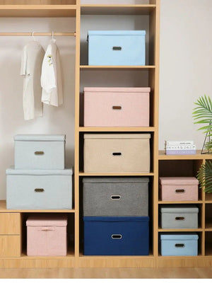 Cube boîte de rangement pliable BB'art meuble & déco