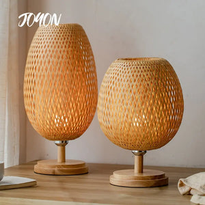 Lampe à poser tressée en bambou CREA'rotin BB'art meuble & déco