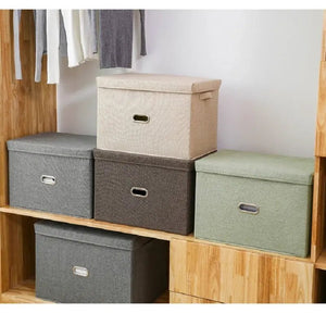 Cube boîte de rangement pliable BB'art meuble & déco