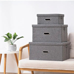 Cube boîte de rangement pliable BB'art meuble & déco