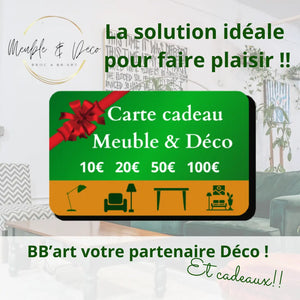 Carte cadeau Meuble & Déco BB'art meuble & déco